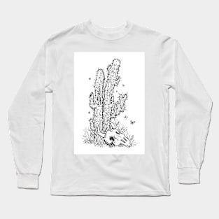 Cactus and Skull Long Sleeve T-Shirt